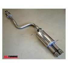 Mk7 Ford Fiesta ST180 Mongoose cat back exhaust with 6x4" Oval tip