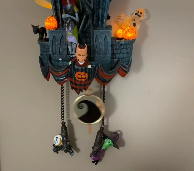 Reloj de cuco Tim Burton Pesadilla antes de Navidad - NUEVO - COMPLETO EN CAJA Foto 4 de 4