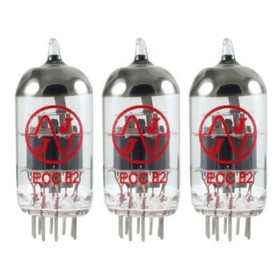 Brand New Gain Matched Trio (3) JJ Tesla Electronics 12AU7 / ECC82 Vacuum Tubes