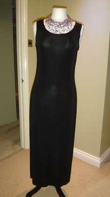 black midi party dress uk