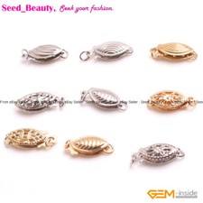 14K Gold Filled Pearl Fish Clasps for Bracelet Jewelry Making Clasps Closures