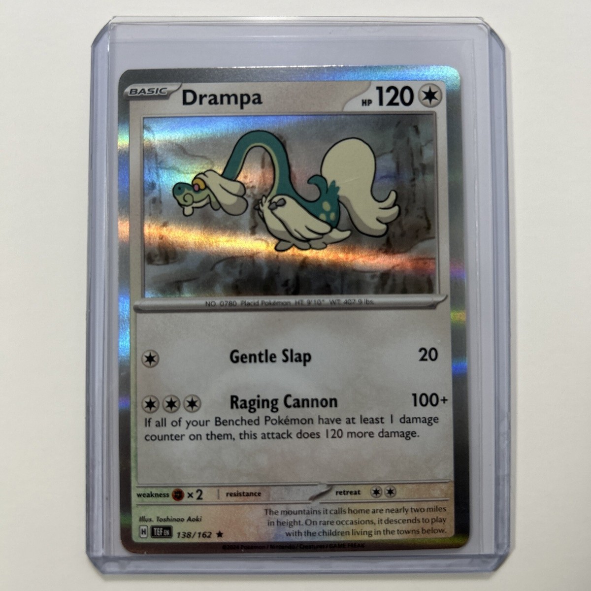 drampa holo pokemon card - 138/162 - Temporal Forces Weakness / Resistance / Retreat Cost Carta pokemon Drampa | eBay