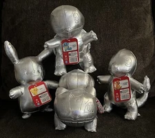 Pokemon 25th Celebration Silver  Pikachu , Other Mix   Plush Toys Lot