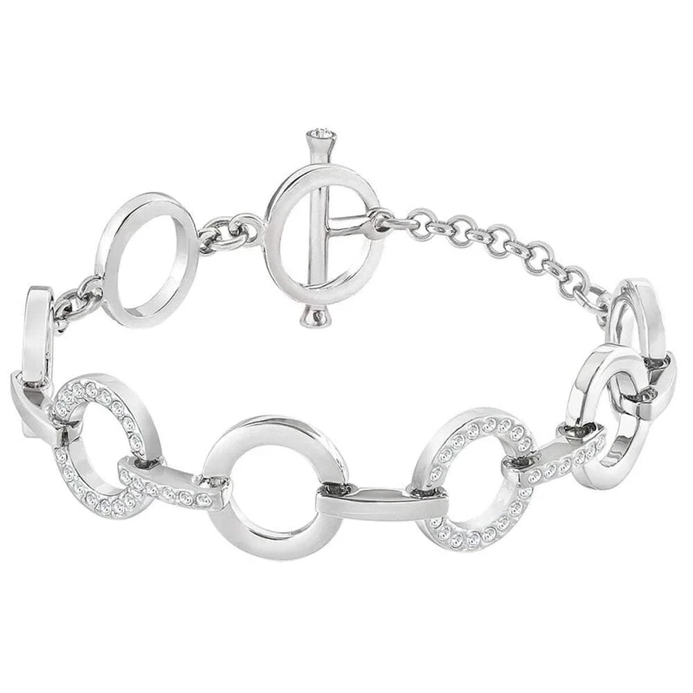 NEW SWAROVSKI Circle Clear Crystal Bracelet 678223 eBay