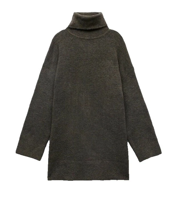 Кофты из шерсти женские Zara коричневые