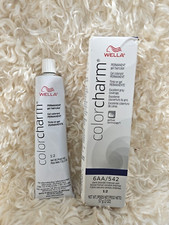 DARK BLONDE INTENSE Wella Color Charm Gel Permanent 6AA/542 Hair Color 2oz NOB
