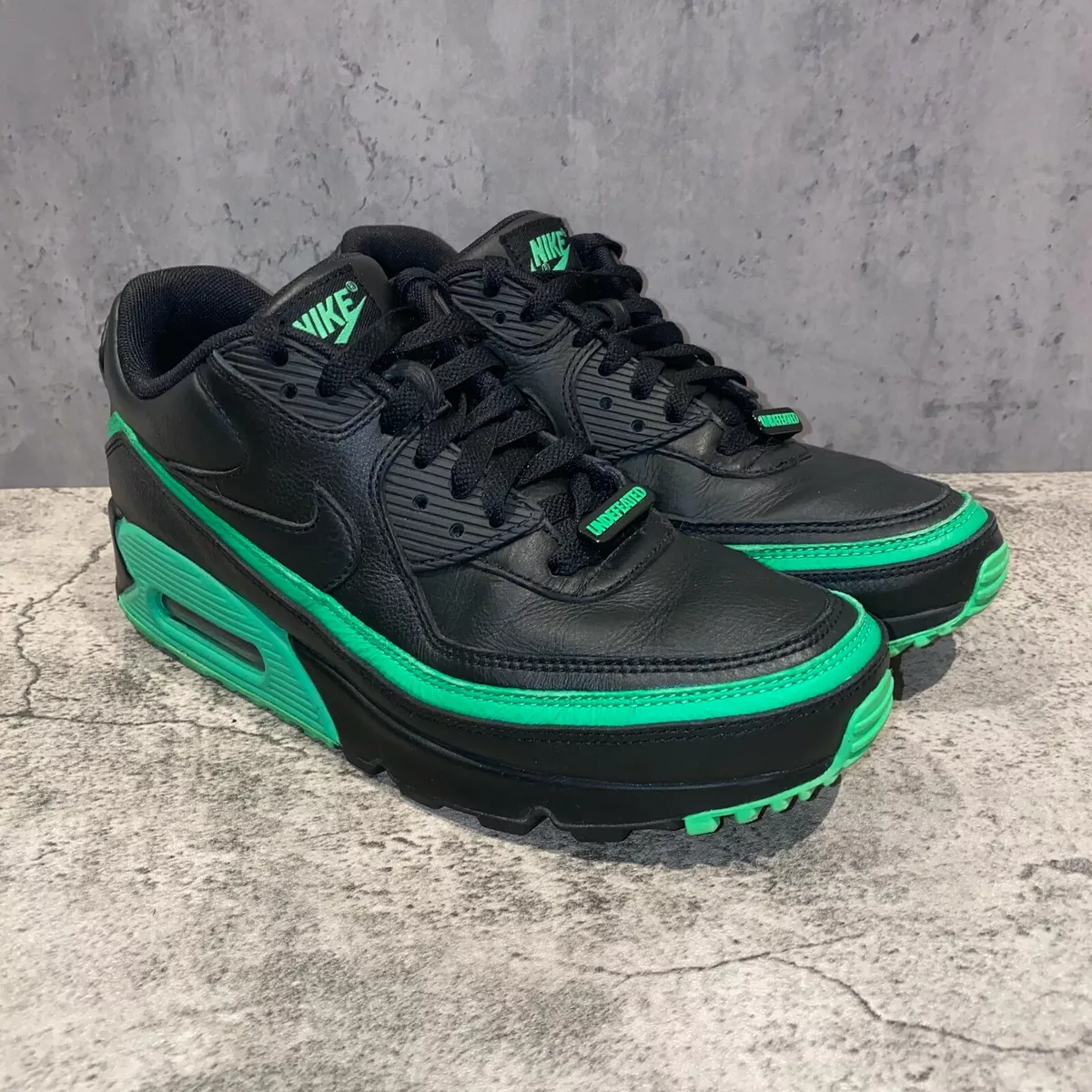 Nike Air Max 90 Undefeated Black Green Men's Size 8 [CJ7197-004]