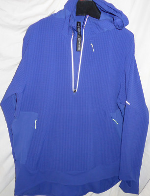 Lululemon Cold Terrain 3/4 Zip Running Blue Top Pullover Sz XXL | eBay