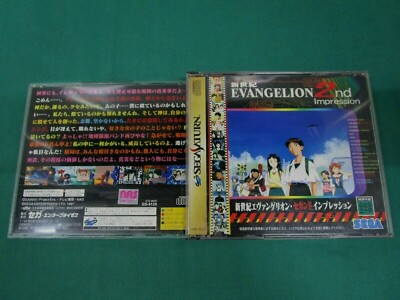 Sega Saturn Neon Genesis Evangelion 2nd Impression. CD, card, etc