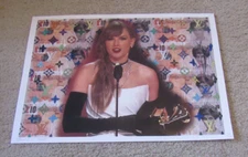 2023 Pop Art Graphic Print Signed, Death NYC, "Taylor Swift" #4; 12 1/2" x 18"