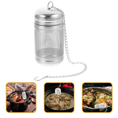  Metal Coffee Filter Ball Stainless Steel Stew Cage Hot Pot Seasoning Strainer