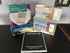 Vintage Radio Shack Telephone Answering Machine, Telephone Lot/4 2 phones used