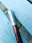 Antique WW1 British Military Swagger Stick With Silver Top