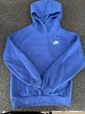 Boys Large Nike sportswear Club Fleece Hoodie Comet Blue