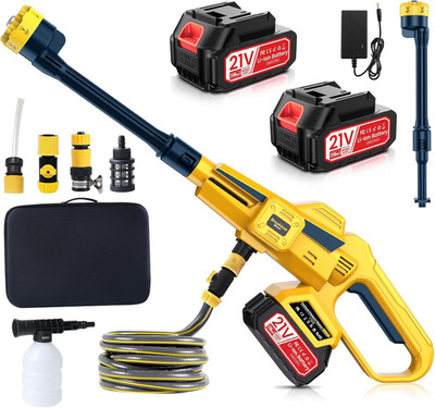 Cordless Pressure Washer Portable with 2 X 4000Mah Batteries,Jet Hawk - Max 652 