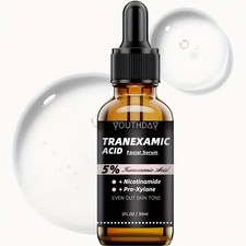 Suero facial 5 % ácido tranexámico 30 ml | Suero facial hidratante para el cuidado de la piel con niacinamida