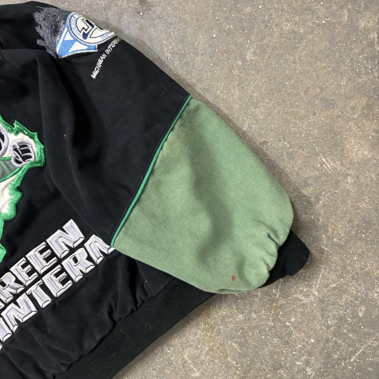 Green Lantern (DC Comics) Michigan Speedway Jeff Hamilton Vintage Jacket