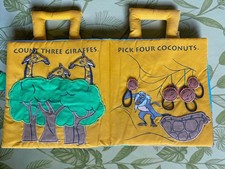 ULTRA RARE Vintage Lion King My First Counting Book Soft Foam Interactive
