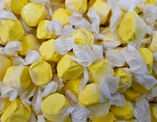 (Free Duty Tax) Banana Salt Water Taffy -1.5 lbs of Fresh Delicious Individu