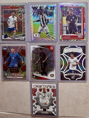 USA Soccer Card Lot Timothy Weah Gio Reyna Tyler Adams Cardoso Aaronson  