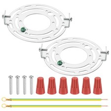 2 Set 110mm (4.33") Universal Light Fixture Mounting Bracket Kit with Screw