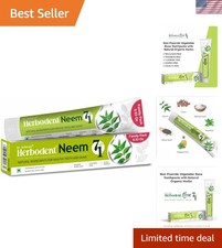 Neem 7-in-1 Herbal Toothpaste 6.53Oz - Natural, Fluoride-Free Mint Freshness
