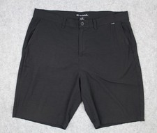 Travis Mathew 38 Men  s Beck Golf 4-way stretch Black Shorts