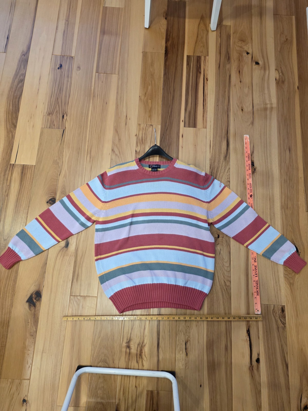 Façonnable Multi-colored Stripped Sweater Men's S… - image 4