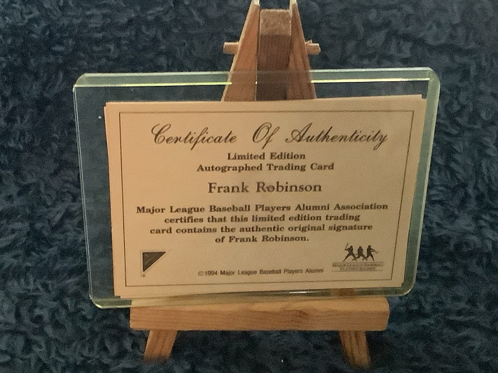 FRANK ROBINSON HOF Cert AUTO & GAME USED JERSEY RELIC! Reds Orioles MVP Lot view 3