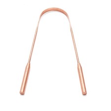 Gaia Guy 100 Pure Copper Tongue Scraper - Plastic-Free - Pure Tongue Cleanin...