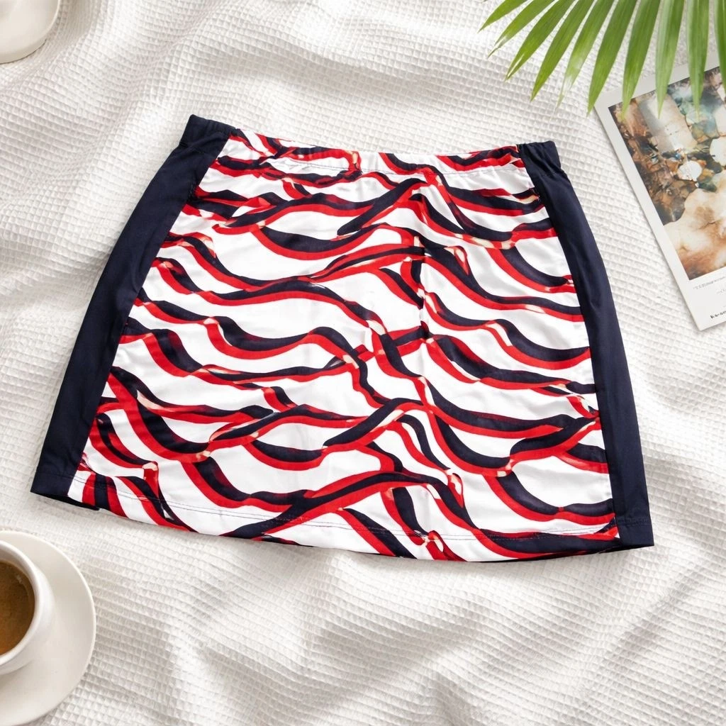 Blaosn Pantaloncini Gonna Da Donna A Vita Alta - 2 In 1 Con Shorts Integrati, Morbidi, Con Tasche - Per Corsa, Yoga E Tempo Libero - Nero, Taglia XS - 4