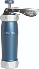 Sparabiscotti, Macchina per Biscotti Biscuits Powder Blu, Alluminio Anodizzato, 