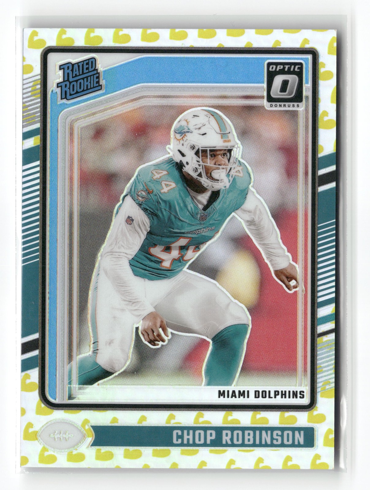 2024 DONRUSS OPTIC #219 CHOP ROBINSON FLEX PRIZM /149