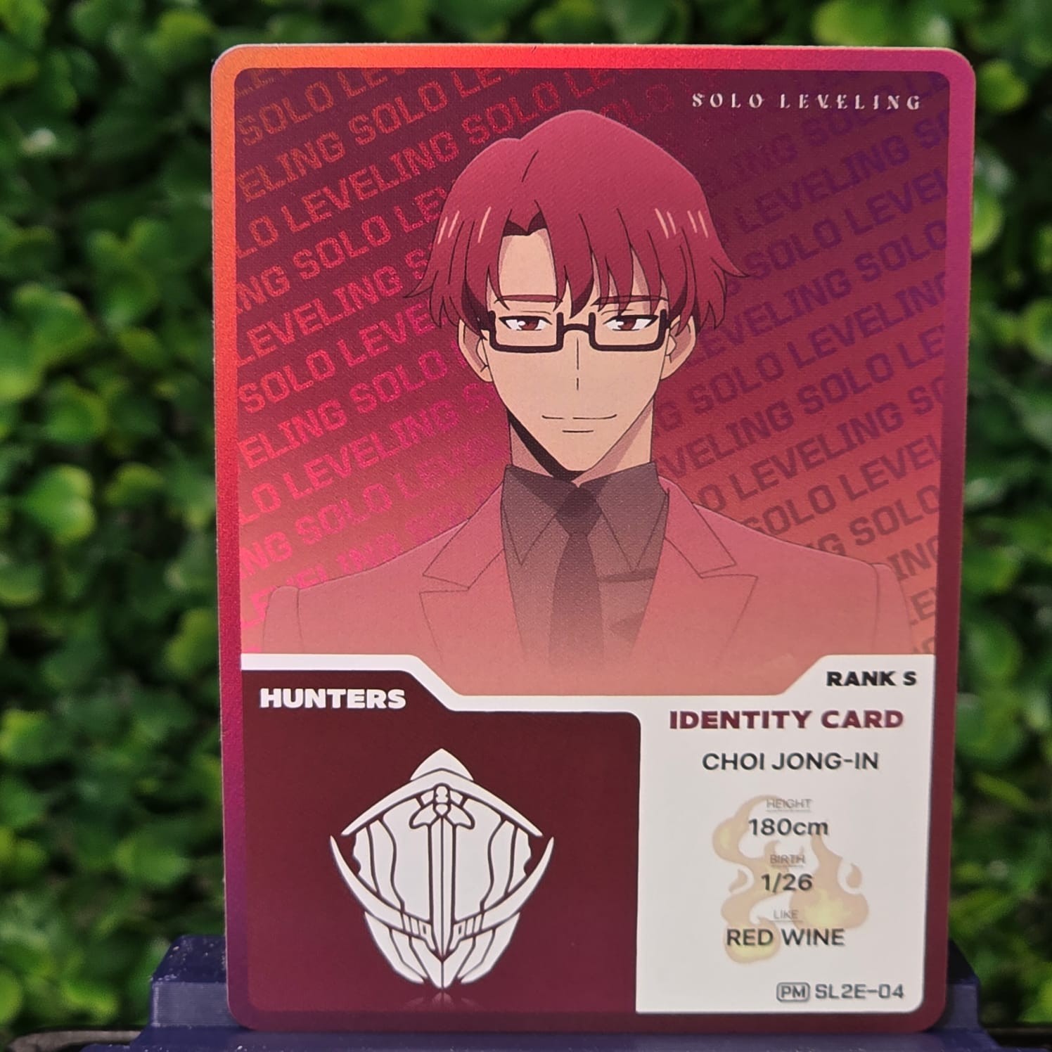 hoi Jong-in SL2E-04 Solo Leveling Mapniverse PM Promo ID 04 Card