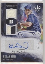 2018 Panini Diamond Kings Holo Silver 44/49 Lucas Sims #RMS-LS Auto 00jz