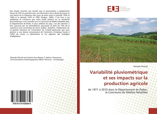 Variabilité PluvioméTrique Et Ses Impacts Sur La Production Agricole Khoulé Buch-image