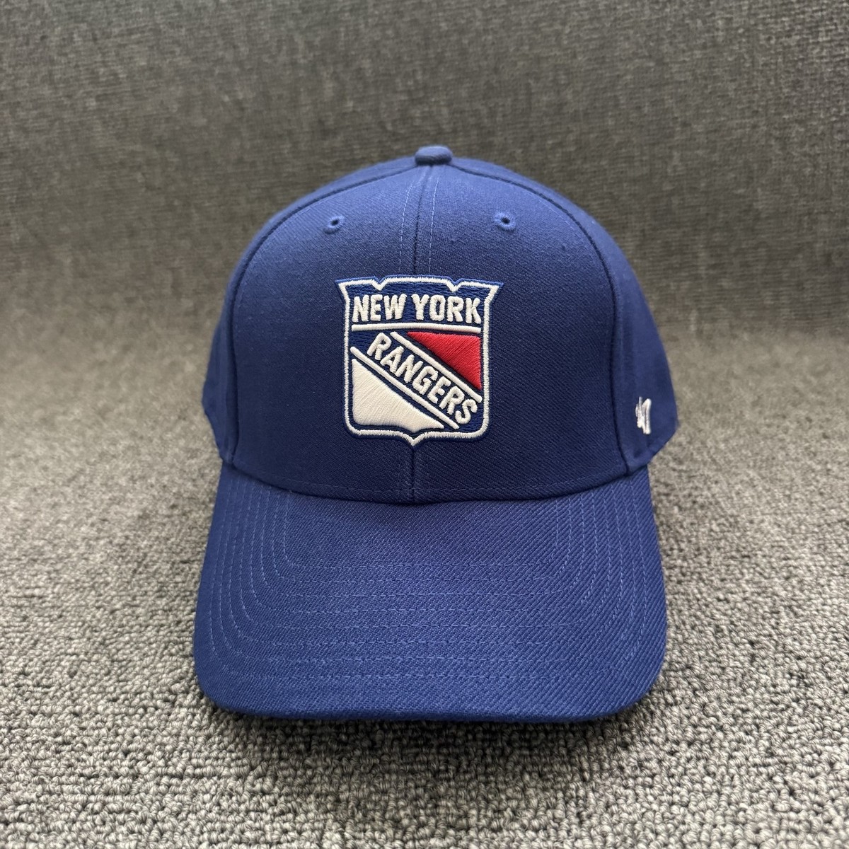 47 Brand NY Rangers Baseball Cap Strapback Blue OSFA NHL Hat
