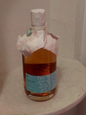 Thymes Kimono Rose Bubble Bath 15.75 oz Glass Bottle Sealed New Unused