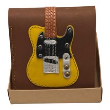 AXE HEAVEN Genuine Leather Classic Blonde Electric Guitar Wallet Gift, GW-002