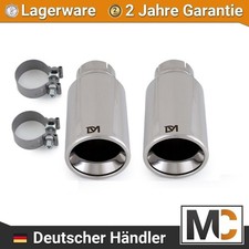 Endrohrblenden Auspuffblenden Edelstahl mit ABE passend viele f�r BMW Modelle