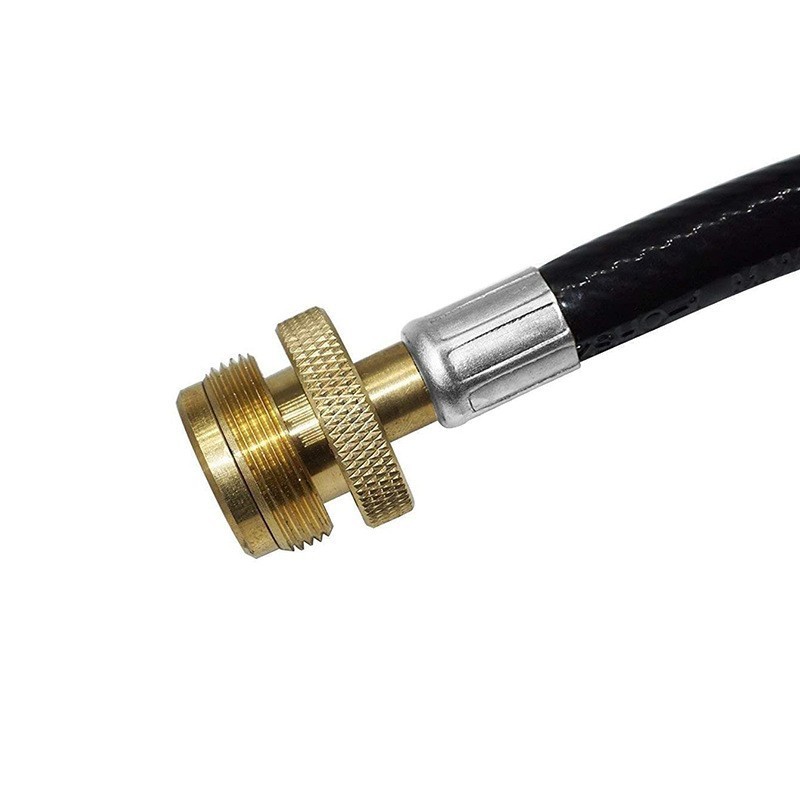 6 Ft Propane Adapter Hose 1lb to 20lb Converter Replacement for Tank Connects
