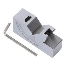 Precision Gauge 0-60° Adjustable Angle V Block 3"x1"x1-1/4" Milling Tool