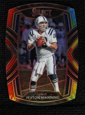 2020 Select Club Level Tie-Dye Prizm Die-Cut 11/25 Peyton Manning #231 HOF 00d2