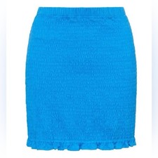 Faithfull the Brand NWT Women's Esti Skirt in Turquoise- Sz 4