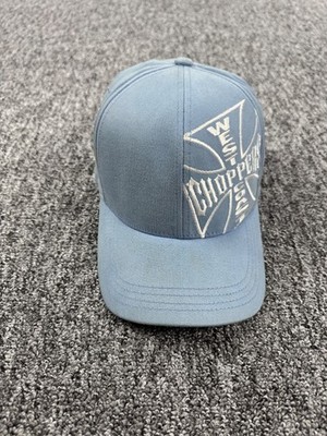 West Coast Choppers Hat Light Blue Flex Fit Embroidered Baseball Cap Jesse Who