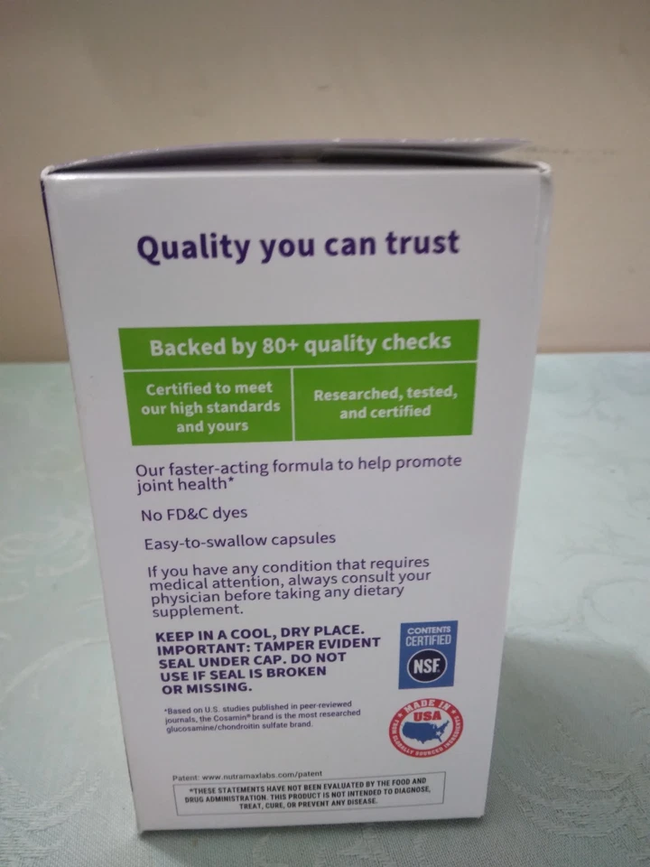 nutramax cosamin asu salud articular 150 cápsulas 12/28 exp. Nuevo en caja Foto 2 de 4