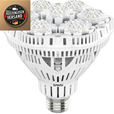 SANSI LED Pflanzenlampe Vollspektrum E27 36W PP