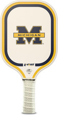 Officially Licensed College Pickleball Racquet - Front Back Graphics, Micro-Te