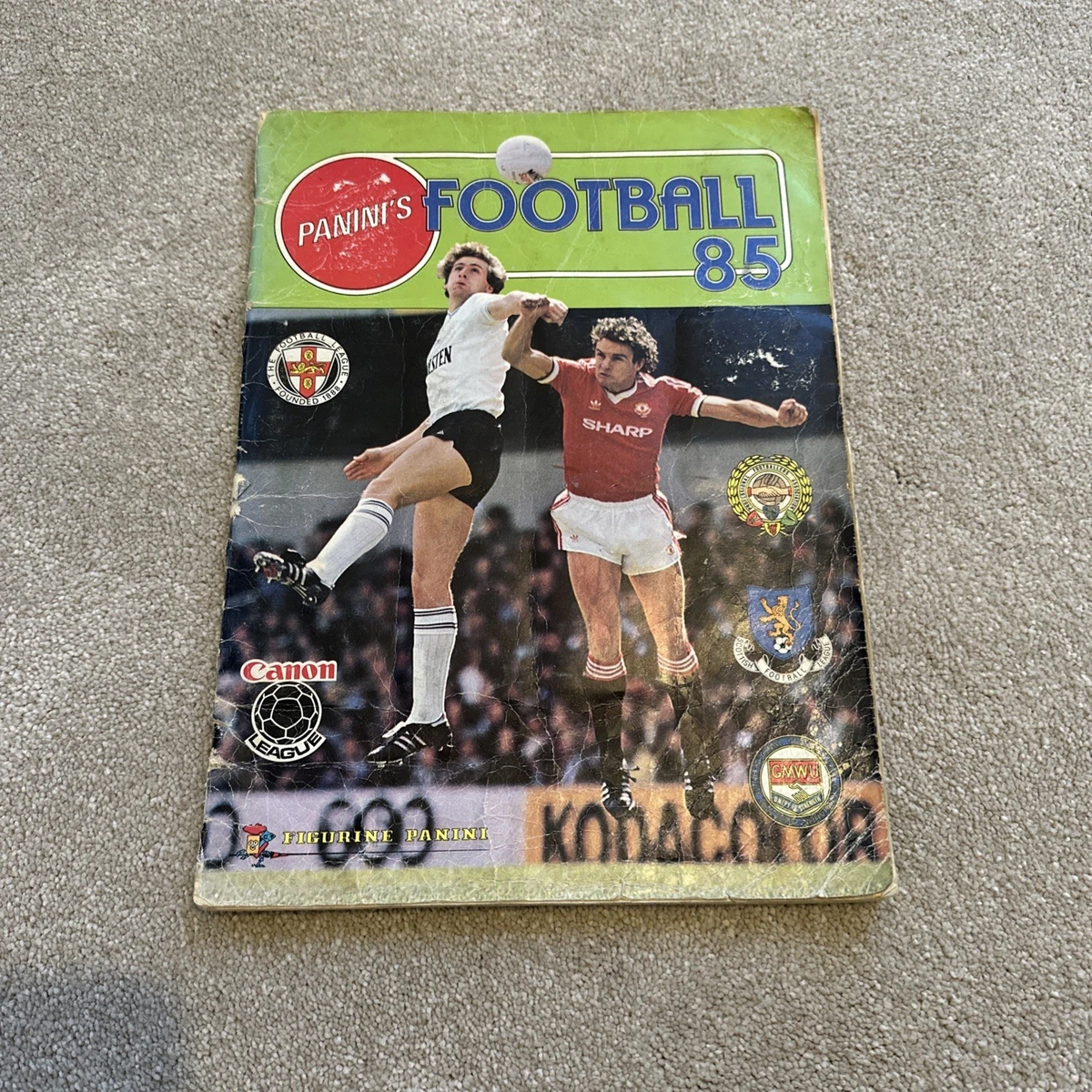 Autocollant Panini Football 85 N°370 - Dunkerque - édition France 1985 - NEUF