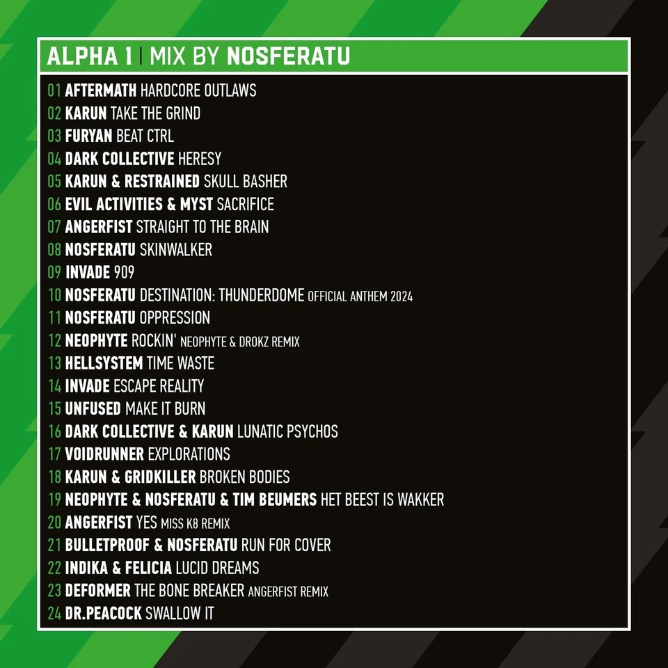 THUNDERDOME 2024 / OMEGA & ALPHA / 4 CD's / VERSIEGELT / RARITÄT / NEU&OVP - Bild 4 von 4